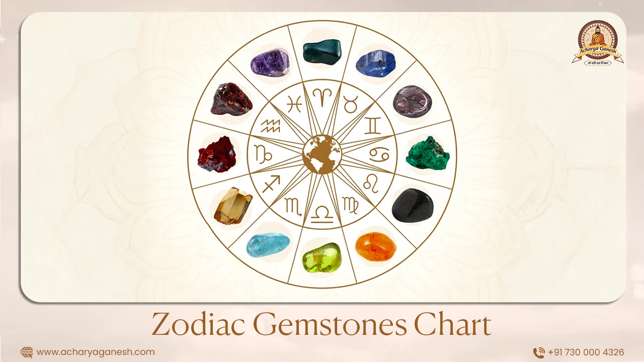 Zodiac Gemstones Chart